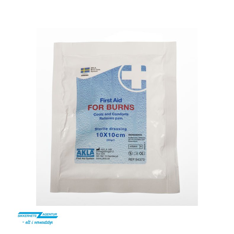 FOR BURNS Brannbandasje 10x10 cm