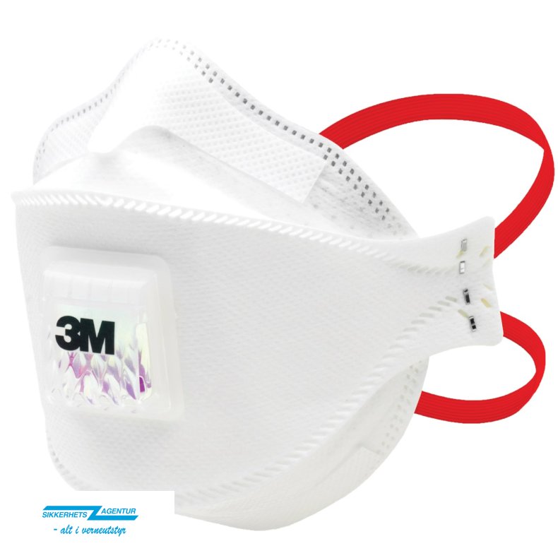 KORTTIDSMASKE P2  3M med Ventil pk  10 stk