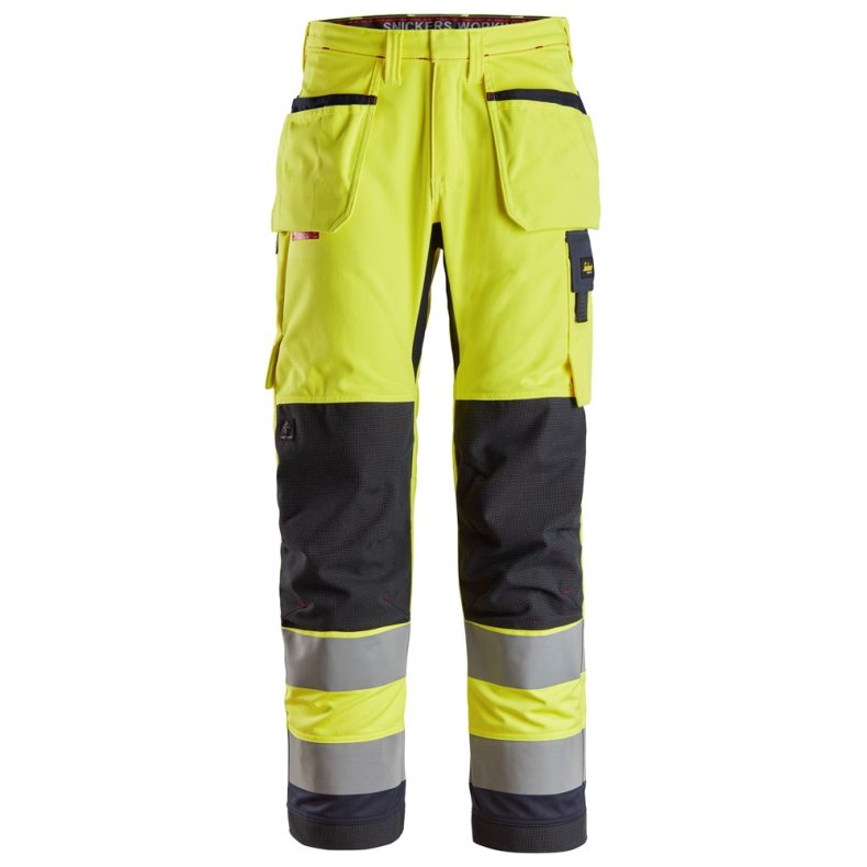 Snickers Bukse ProtecWork Hi-Viz Klasse 2 