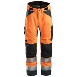 Snickers 6639 High-Vis AllroundWork+, High-Vis 37.5 Vinterbukse, Klasse 2