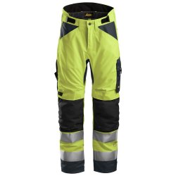 Snickers 6639 High-Vis AllroundWork+, High-Vis 37.5 Vinterbukse, Klasse 2