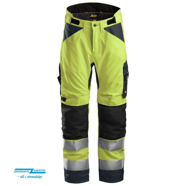 Snickers 6639 High-Vis AllroundWork+, High-Vis 37.5 Vinterbukse, Klasse 2