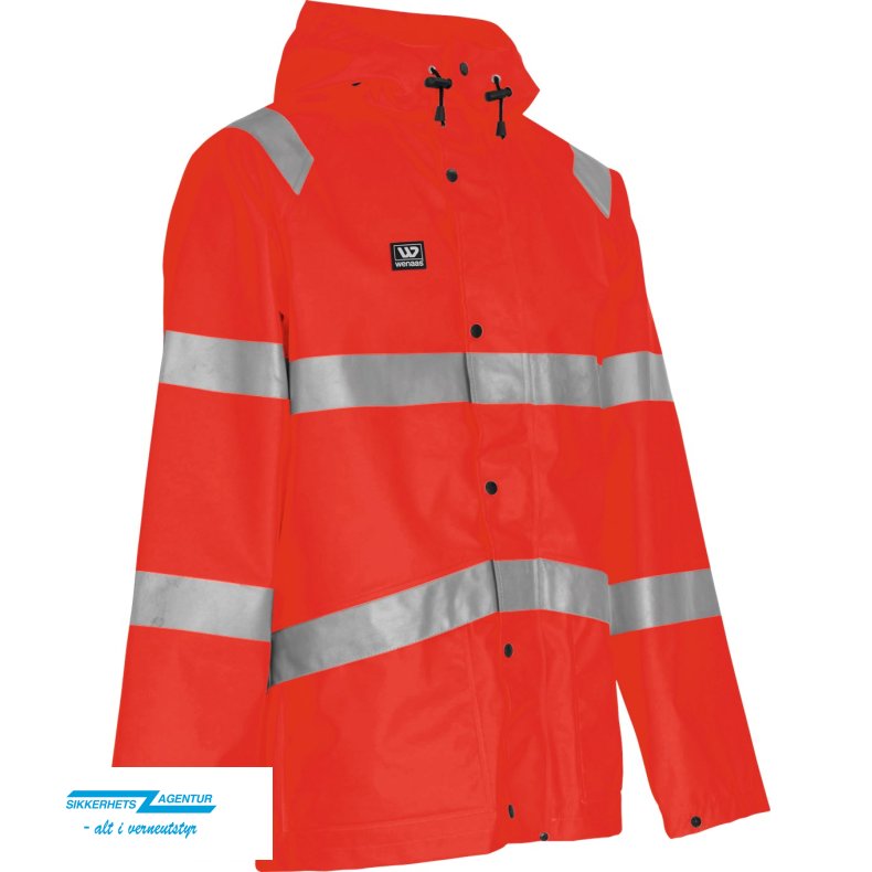 Regnjakke Hi-Viz klasse 3 fra Wenaas