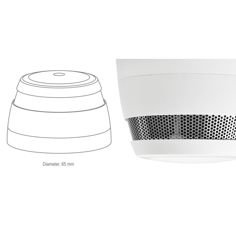 Cavius Rykvarsler Optisk for seriekobling NYHET!