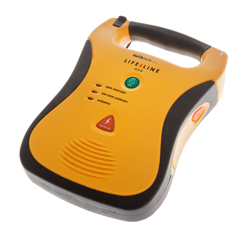 Defibtech Lifeline HJERTESTARTER AED 7 rs batteri