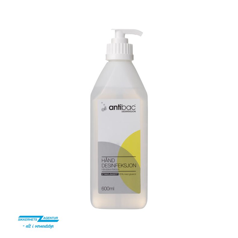 ANTIBAC Hnddesinfeksjon 600 ml m/Pumpe