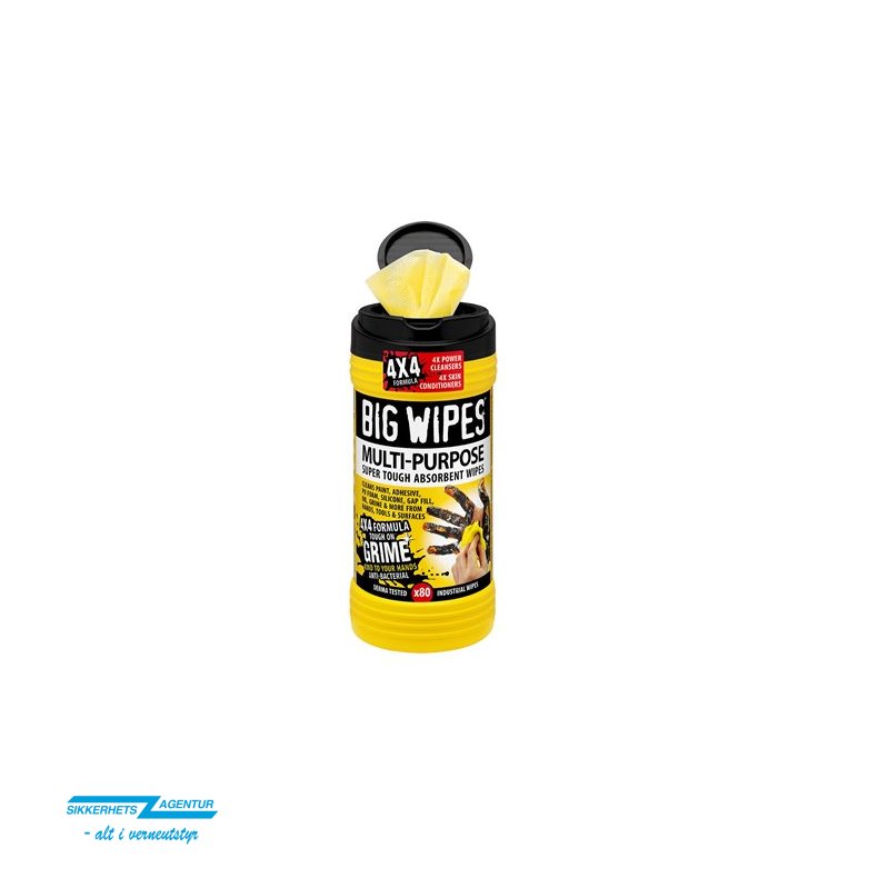 BIG-WIPES Renserserviett ANTI-BAKTERIELL 80 